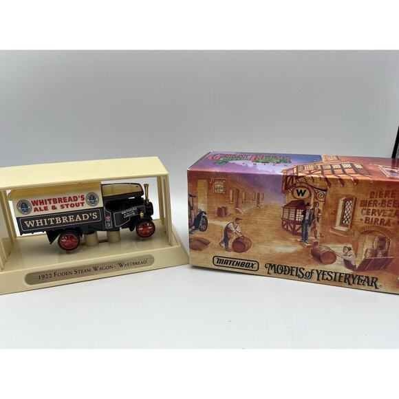 Matchbox Yesteryear Great Beers Of The World 1922 Foden Steam Wagon Whitbread 11 - Picture 1 of 7